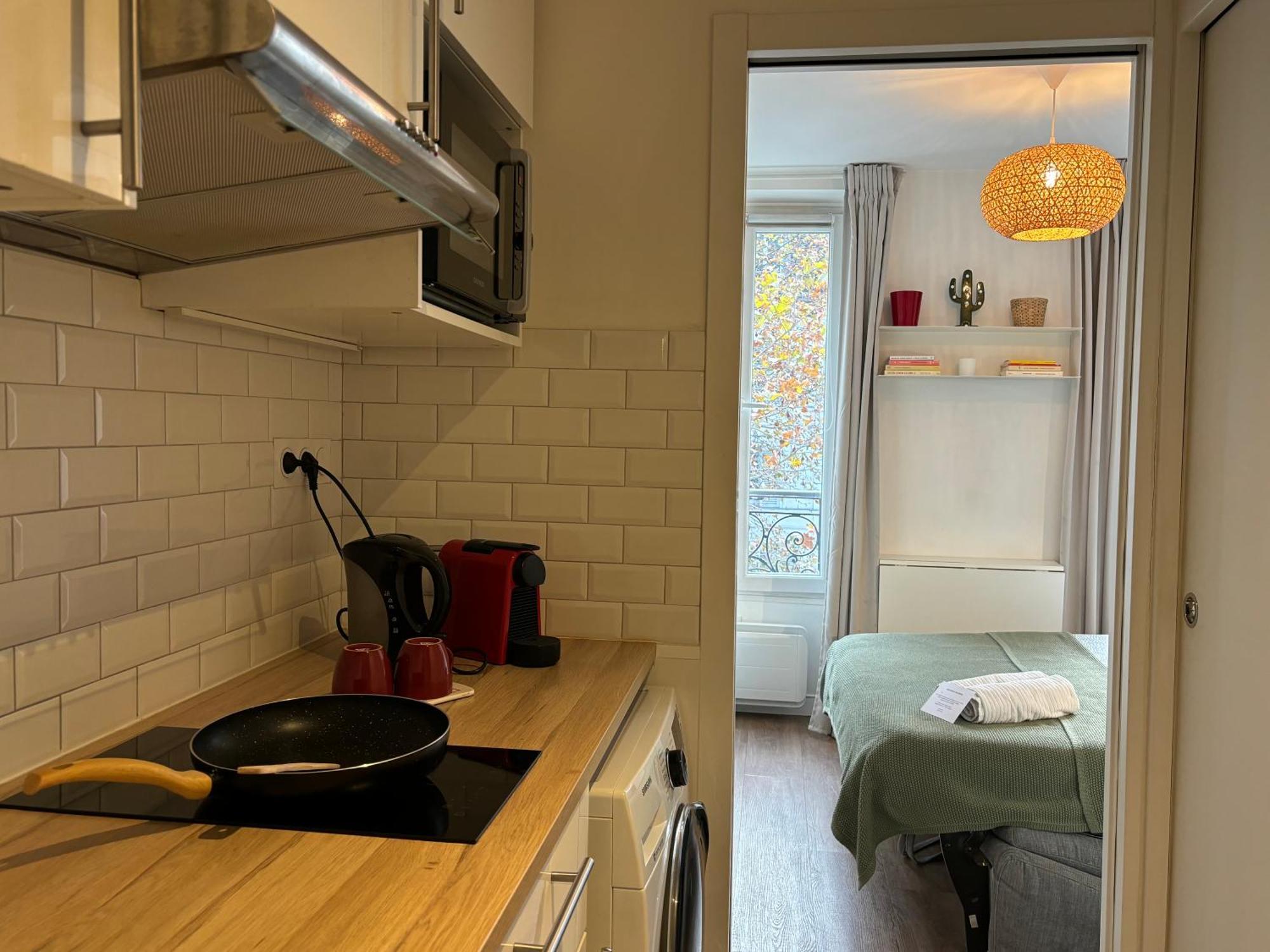 Clichy Studio Getaway - C70 Paris Exteriör bild